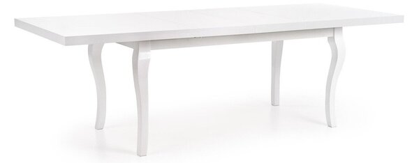 Asztal Houston 355, 75x90cm, Fehér, Bükkfa