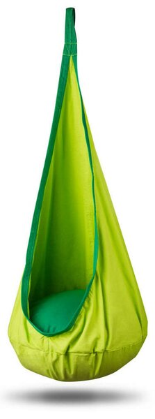 NeoSport egyszemélyes Csepphinta, párnás, 140x55 cm, 80 kg - Zöld