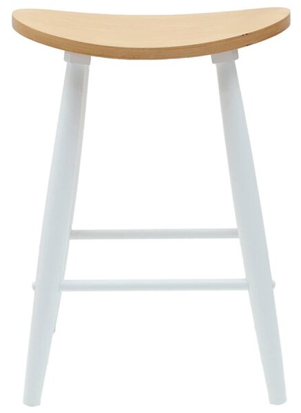 Étkező Székek 2 db Tömör Gumi Fa Fehér 46 x 37 x 63 cm