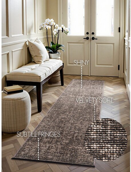 Bézs futószőnyeg 80x250 cm Prisma – Elle Decoration