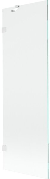 Mexen, Mexen Lunar 1 szárnyú kádparaván 60 x 150 cm, átlátszó, fehér - 897-060-000-20-00