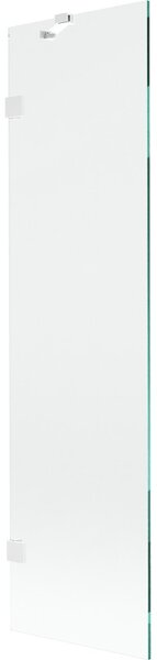 Mexen, Mexen Lunar 1 szárnyú kádparaván 50 x 150 cm, átlátszó, fehér - 897-050-000-20-00