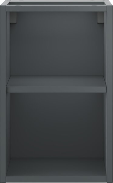 Mexen Box-A, nyitott szekrény polccal 30 cm, grafit matt, 91AX2-0300-470-0-66
