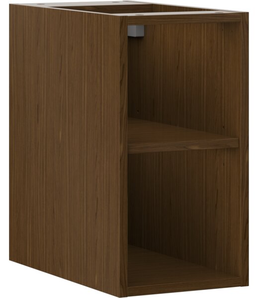 Mexen Box-A, nyitott szekrény polccal 25 cm, diófa, 91AX2-0250-470-0-86