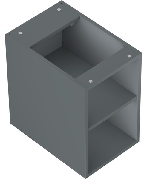 Mexen Box-A, nyitott szekrény polccal 30 cm, grafit matt, 91AX2-0300-470-0-66
