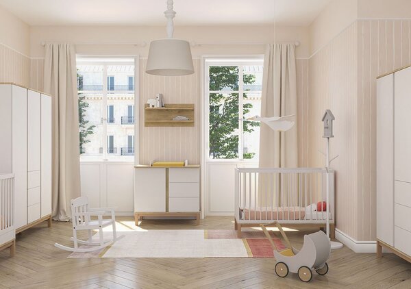 Faktum Loop White &amp; Oak - 120-as babaágy