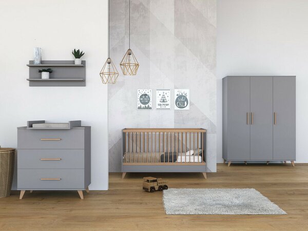 Faktum FLIP Grey -átalakítható 140-es babaágy