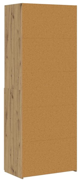VidaXL Könyvszekrény Kézműves tölgy 30 x 42.4 x 185.2 cm