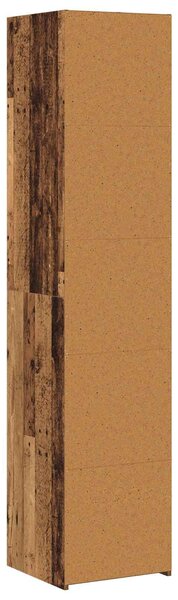 VidaXL Széf Antik Fa 40 x 41 x 185 cm Szerelt Fa