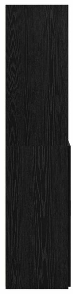 VidaXL Könyvszekrény Fekete tölgy 30 x 42.4 x 185.2 cm