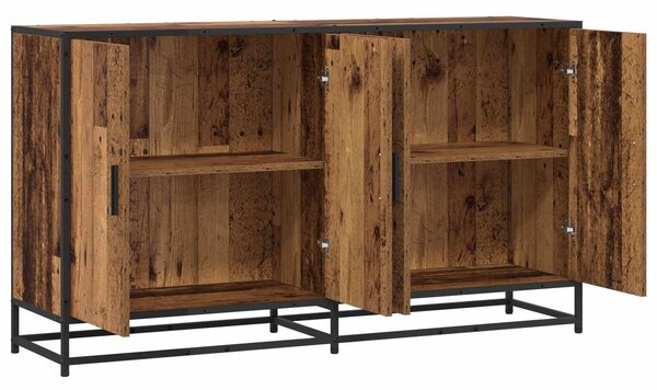 VidaXL Széf Antik Fa 134 x 35 x 76 cm Szerelt Fa