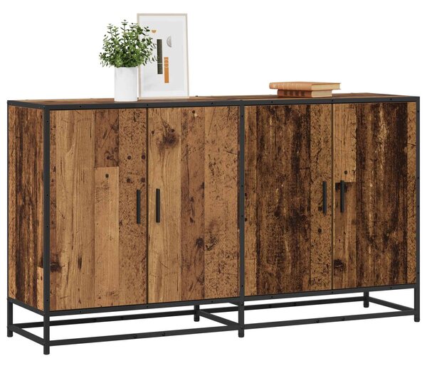 VidaXL Széf Antik Fa 134 x 35 x 76 cm Szerelt Fa
