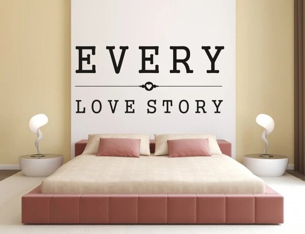 Fali matrica EVERY LOVE STORY 50 x 100 cm