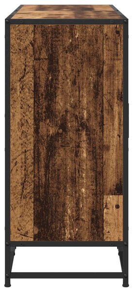 VidaXL Széf Antik Fa 134 x 35 x 76 cm Szerelt Fa