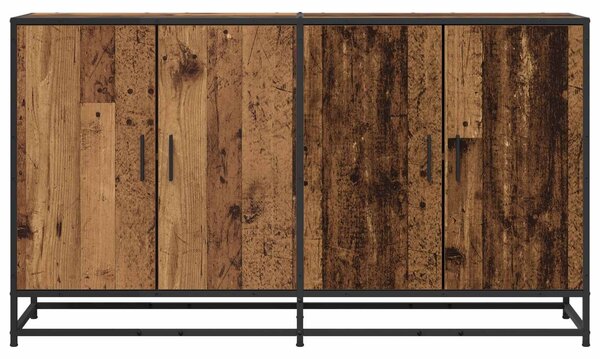 VidaXL Széf Antik Fa 134 x 35 x 76 cm Szerelt Fa