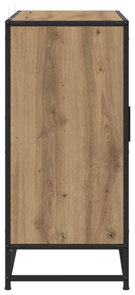 VidaXL Széf Kézműves Tölgy 92 x 35 x 76 cm Szerelt Fa