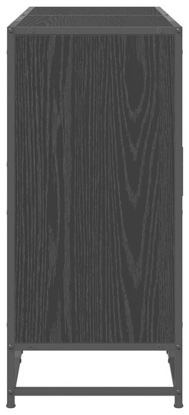 VidaXL Széf Fekete Tölgy 134 x 35 x 76 cm Szerelt Fa
