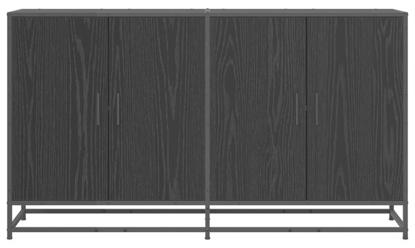VidaXL Széf Fekete Tölgy 134 x 35 x 76 cm Szerelt Fa