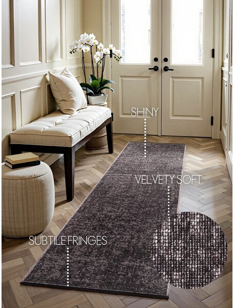 Barna futószőnyeg 80x250 cm Prisma – Elle Decoration