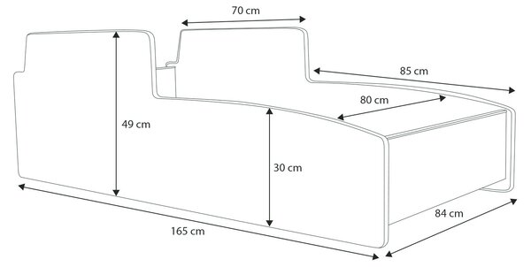 Gyerekágy 160x80 cm. Akció -16%