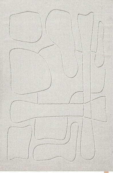 Világosszürke gyapjú szőnyeg 200x300 cm Morphic – Agnella