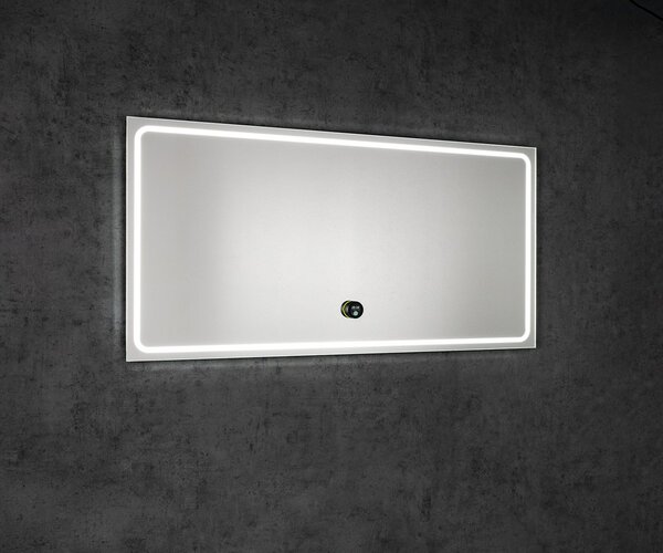Sapho Sapho, GEMINI tükör LED világítással 120x60cm, okos funkciókkal, GM120K