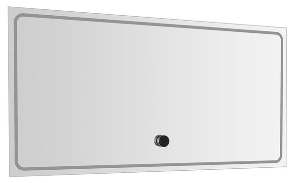 Sapho Sapho, GEMINI tükör LED világítással 120x60cm, okos funkciókkal, GM120K