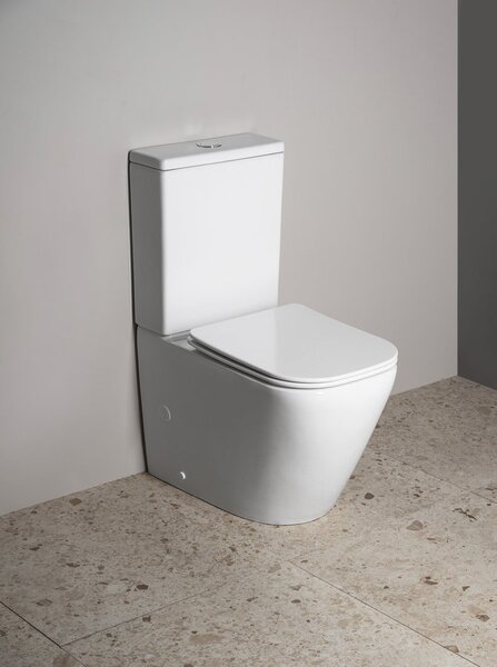 Sapho Sapho, IMALA kombi WC, Vortex Rimless, alsó/hátsó lefolyó, fehér, PC107V