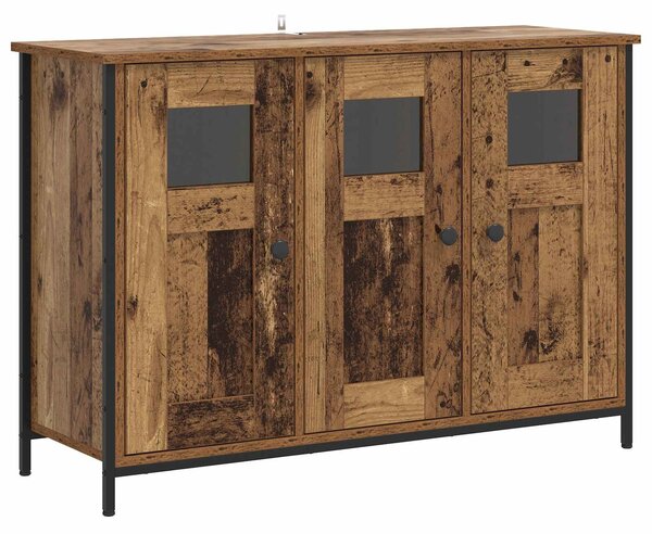 VidaXL Széf Antik Fa 100 x 35 x 70 cm Szerelt Fa