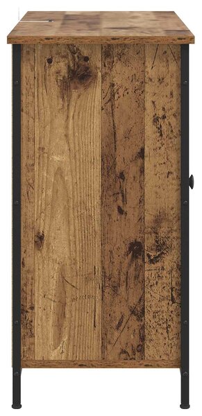 VidaXL Széf Antik Fa 100 x 35 x 70 cm Szerelt Fa