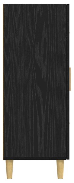 VidaXL Széf Fekete Tölgy 69,5 x 34 x 90 cm Szerelt Fa
