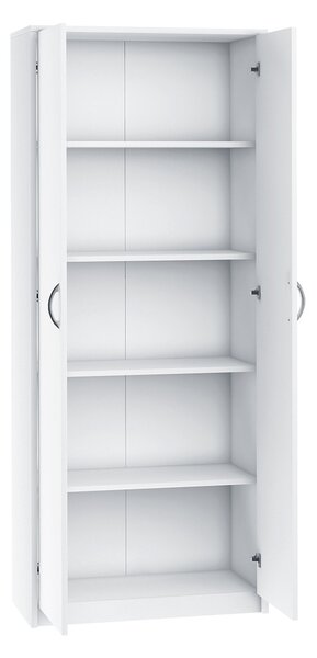 LUCETTE polcos szekrény - 74 cm széles, fehér