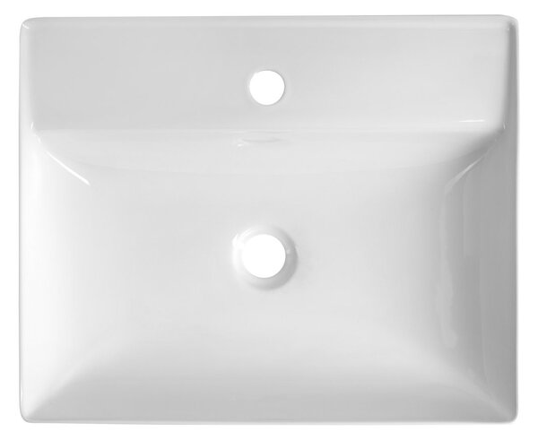Aqualine Aqualine, CALLIS kerámia mosdó 52x42cm, fehér, NP372