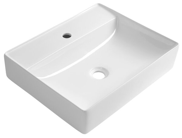 Aqualine Aqualine, CALLIS kerámia mosdó 52x42cm, fehér, NP372