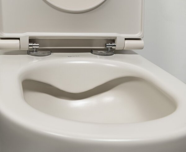 Isvea Isvea, INFINITY fali WC-csésze, perem nélküli, 36,5x53cm, elefántcsont, 10NF02005-2K