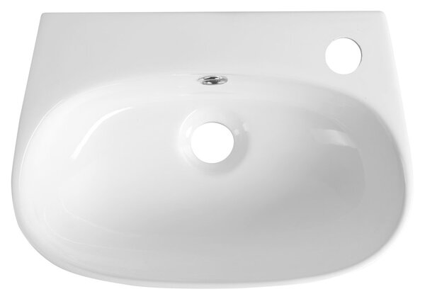 Aqualine Aqualine, VELSA kerámia mosdó 40x29cm, fehér, NP479