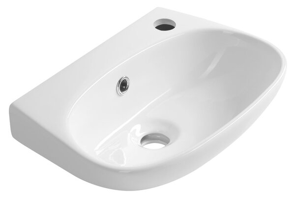 Aqualine Aqualine, VELSA kerámia mosdó 40x29cm, fehér, NP479