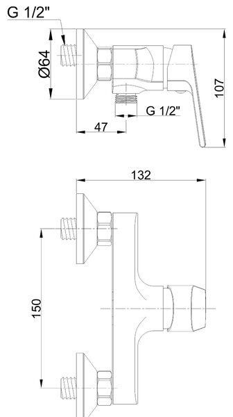 Invena Kalon, zuhanycsaptelep 150 mm, króm, INV-BN-42-001-X Leták: https://cloud.invena.pl/s/nnXaZKg3crBrRkz/download?path=%2FPliki%20do%20strony%20www%2FBN-42-001-X/Inne/BN-42-001-X-ulotka-ENG…