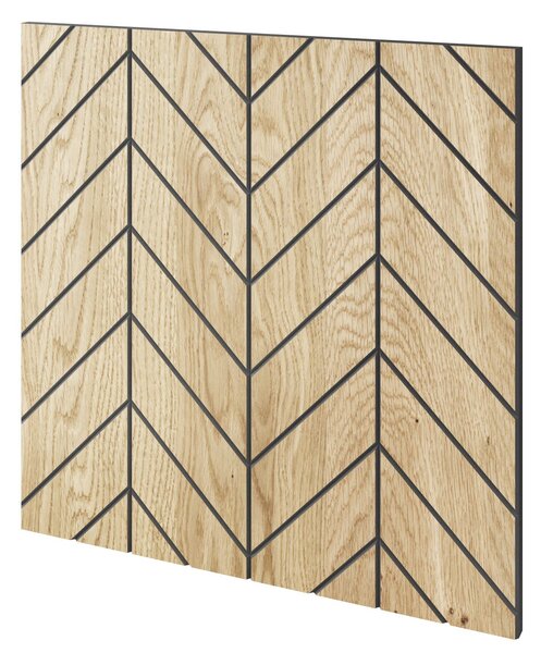 Tölgy furnér borítású mart MDF panel 60 x 60 cm – Versailles
