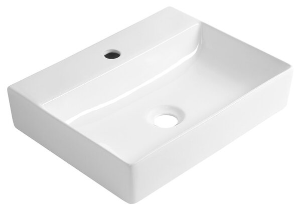 Aqualine Aqualine, SOYO kerámia mosdó 46x36cm, fehér, NP465