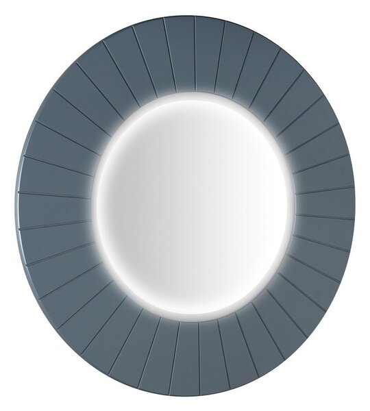 Sapho Sapho, LUMIRO STRIP kerek tükör LED világítással a keretben, átmérő 75cm, szienna színű, LR750-4242S