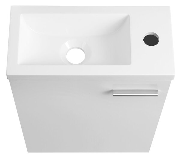 Aqualine Aqualine, ZOJA mosdószekrény 37x50x18cm, fehér, 51037A
