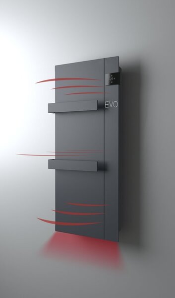 Sapho Sapho, ONSEN EVO elektromos fűtőelem, 400x900mm, 1000 W, antracit, ONS10011