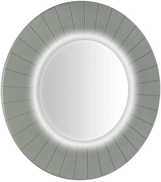Sapho Sapho, LUMIRO STRIP kerek tükör LED világítással a keretben, 90 cm átmérőjű, zöld, LR950-4444S