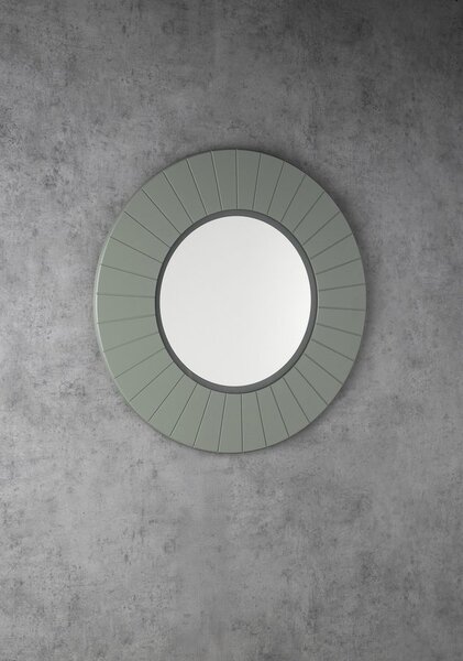 Sapho Sapho, LUMIRO STRIP kerek tükör LED világítással a keretben, 90 cm átmérőjű, zöld, LR950-4444S