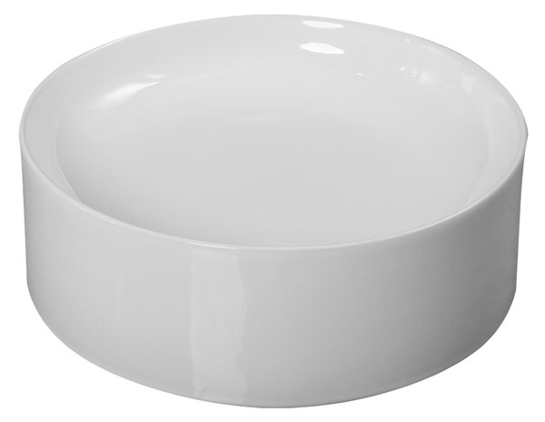 Invena Elara, kerek, pultra szerelhető mosdó 425×425×145 mm, fényes fehér, INV-CE-03-O42-Y Leták: https://cloud.invena.pl/s/nnXaZKg3crBrRkz/download?path=%2FPliki%20do%20strony%20www%2FCE-03-O42-Y/Inne/CE-03-O42-Y-ulotka-ENG…
