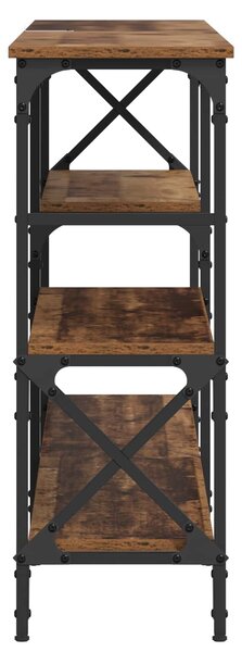 VidaXL Konzolasztal Antik Fa 180 x 29 x 76,5 cm fém PB
