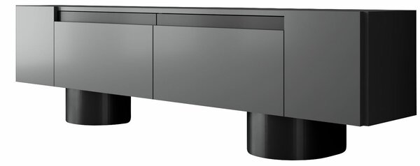 Hanah Home TV Stand Anthracite Black Bohem - Anthracite, Black