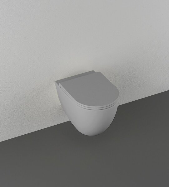 Isvea Isvea, INFINITY fali WC-csésze, perem nélküli, 36,5x53cm, szürke, 10NF02005-2V