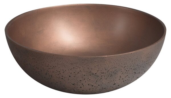 Sapho Sapho, FORMIGO beton pultra szerelhető mosdó, átmérő 39cm, matt réz, FG320